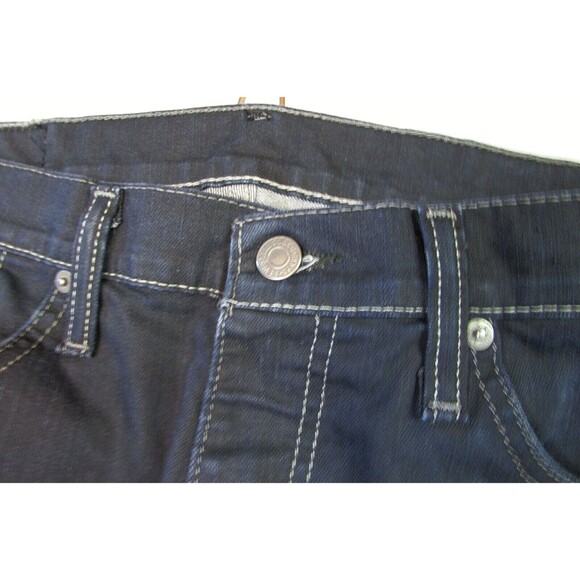 Levi's 508 Jeans Regular Taper Dark Blue Men's 30x32 White Stitching - Picture 4 of 10